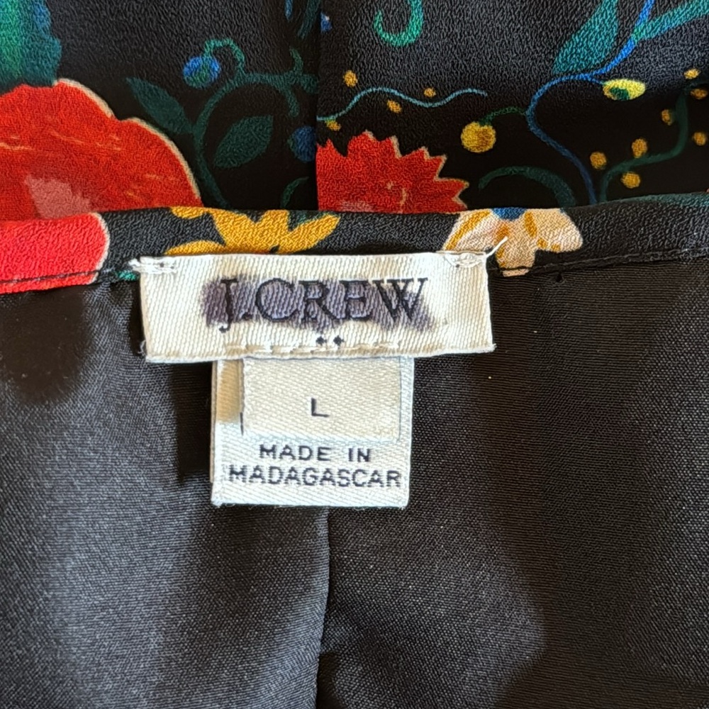 J. Crew Factory Floral Ruffle Dress - Picture 6 of 6
